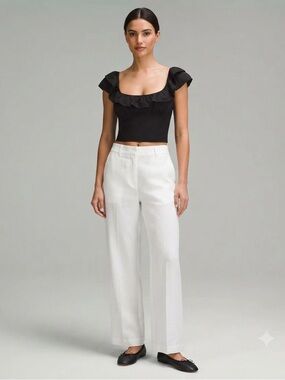 Zara Black Crop Top ON/OFF Shoulder